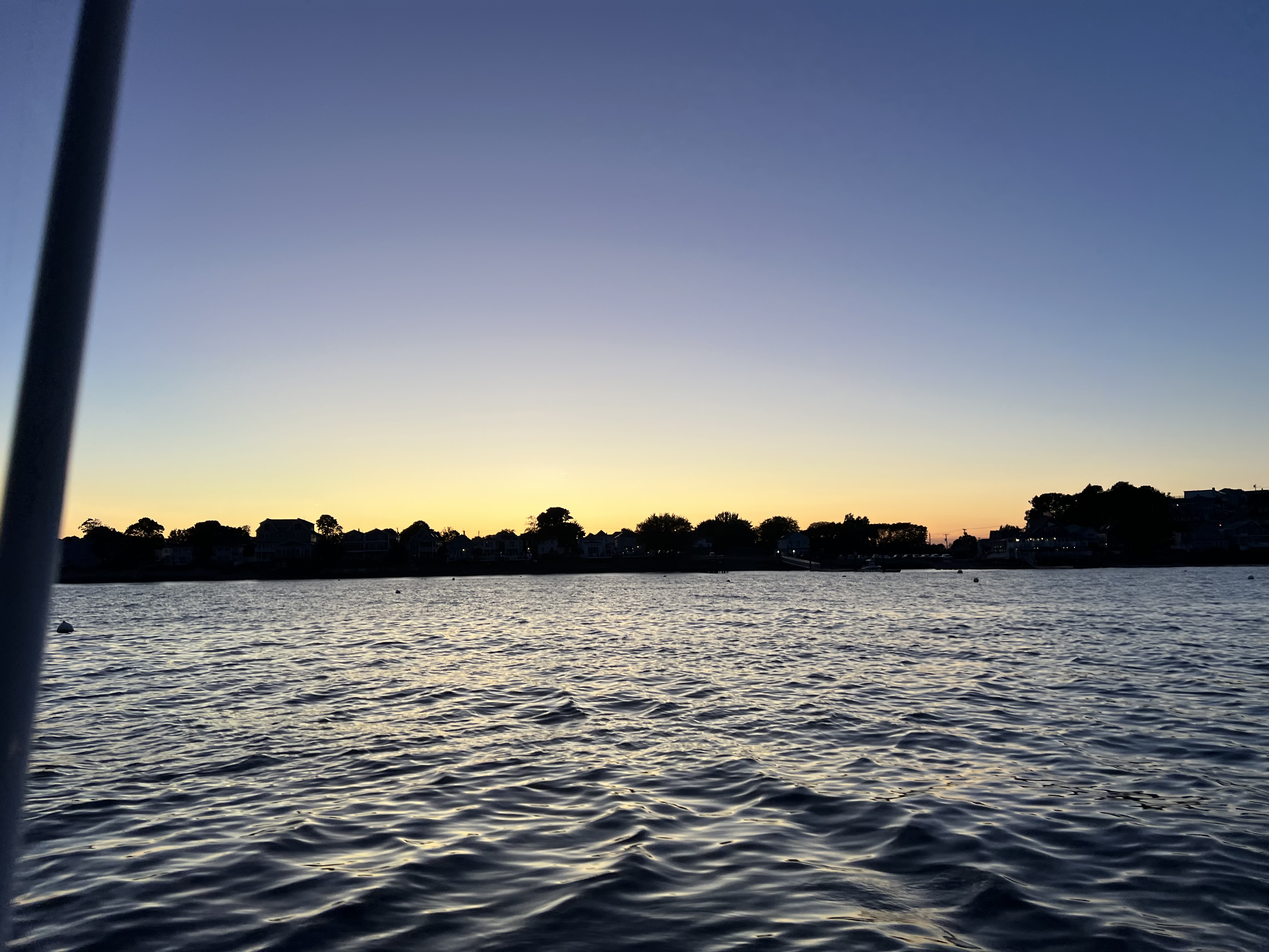 Sunset across the water